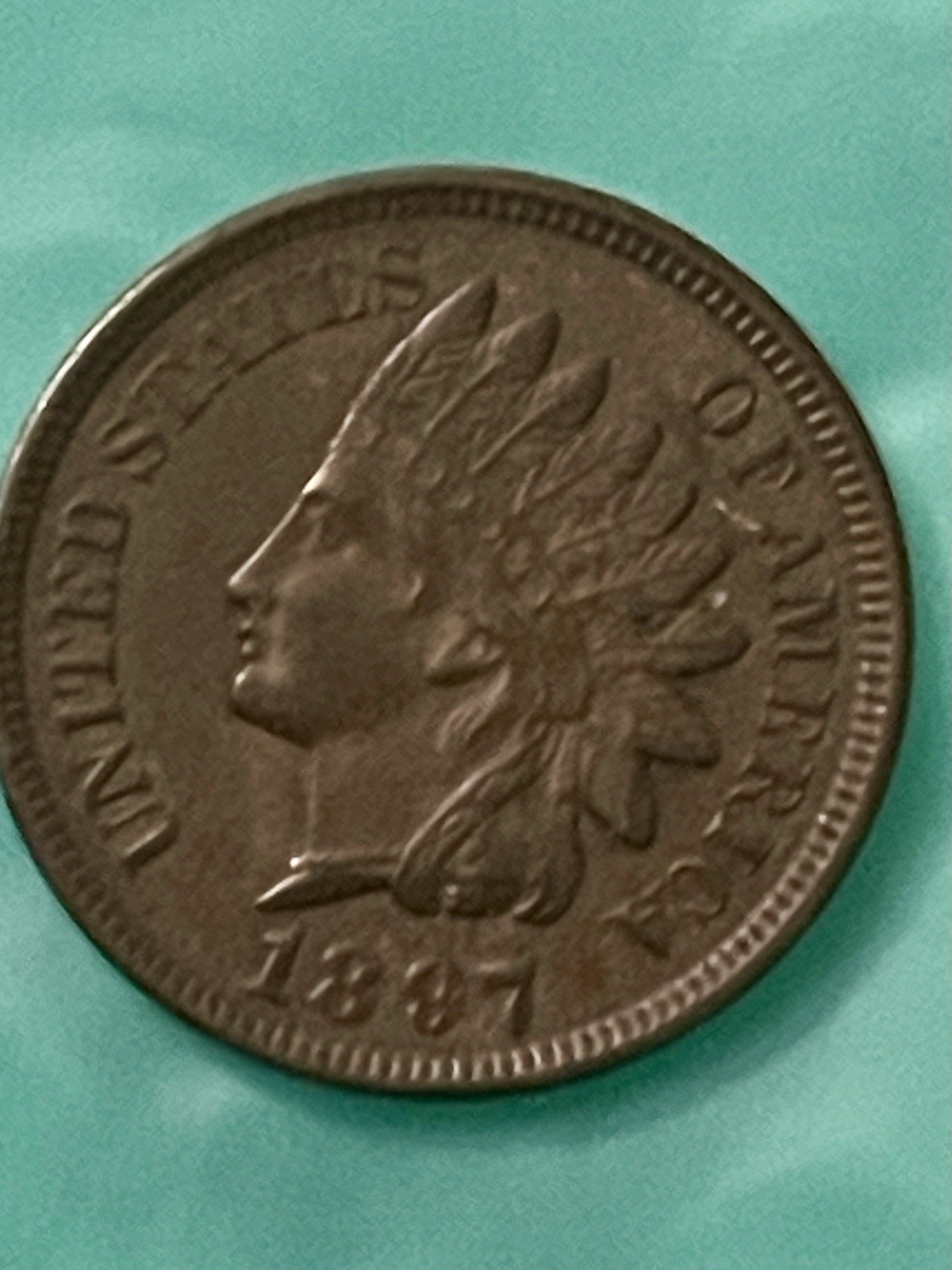 1897 Indian Head Cent 1c High Grade 🔥 VF 🔥
