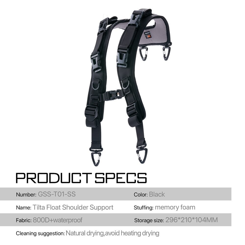 TILTA GSS-T01-SS 800D Float Shoulder Support for DJI Ronin RS 2/RS3 pro Camera