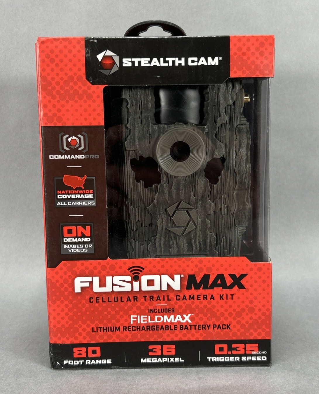Stealth Cam Fusion Max Cellular Trail Camera STC-FXWTX 36MP 80ft Range