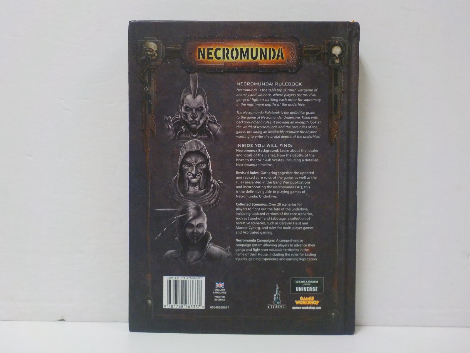 G626 Games Workshop Warhammer 40K: Necromunda Rulebook
