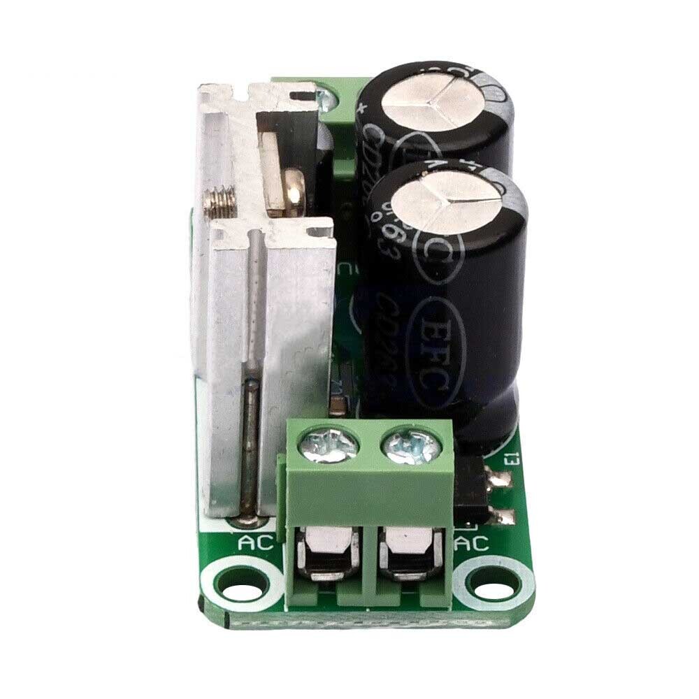 2PCS Single Regulated Power Supply Module AC to DC 12V Rectifier Filter Board 1A