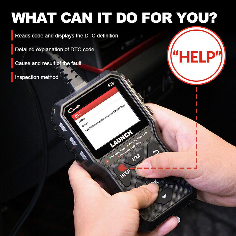 2025 LAUNCH X431 CR529 OBD2 Engine Check Car Code Reader Scanner Diagnostic Tool