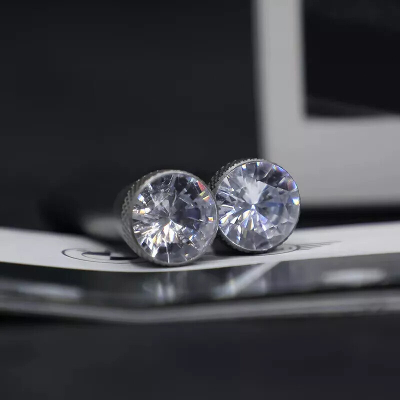 2PCS Crystal Car Interior Door Locking Lock Knob Pull Pins For BMW Mini series