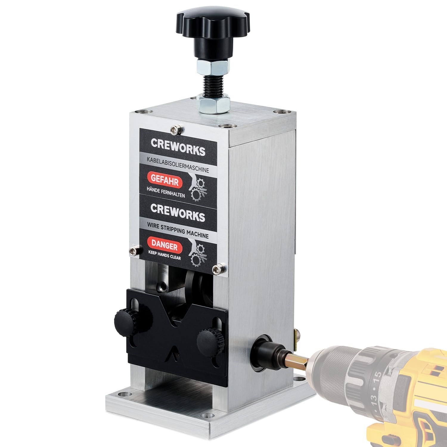 CREWORKS Wire Stripping Machine 0.06"-1" Drill Powered