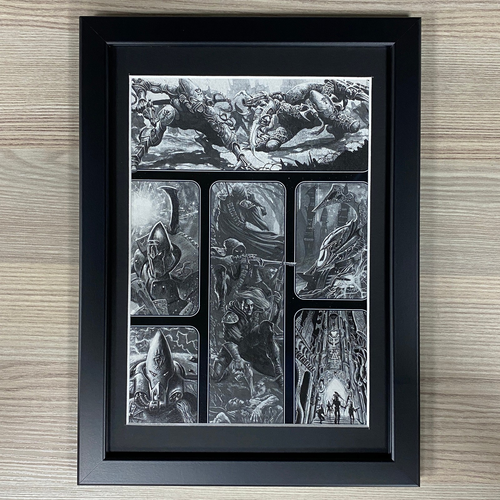 ELDAR FRAMED ART ASPECT WARRIORS CRAFTWORLDS AELDARI WARHAMMER 40K 40,000