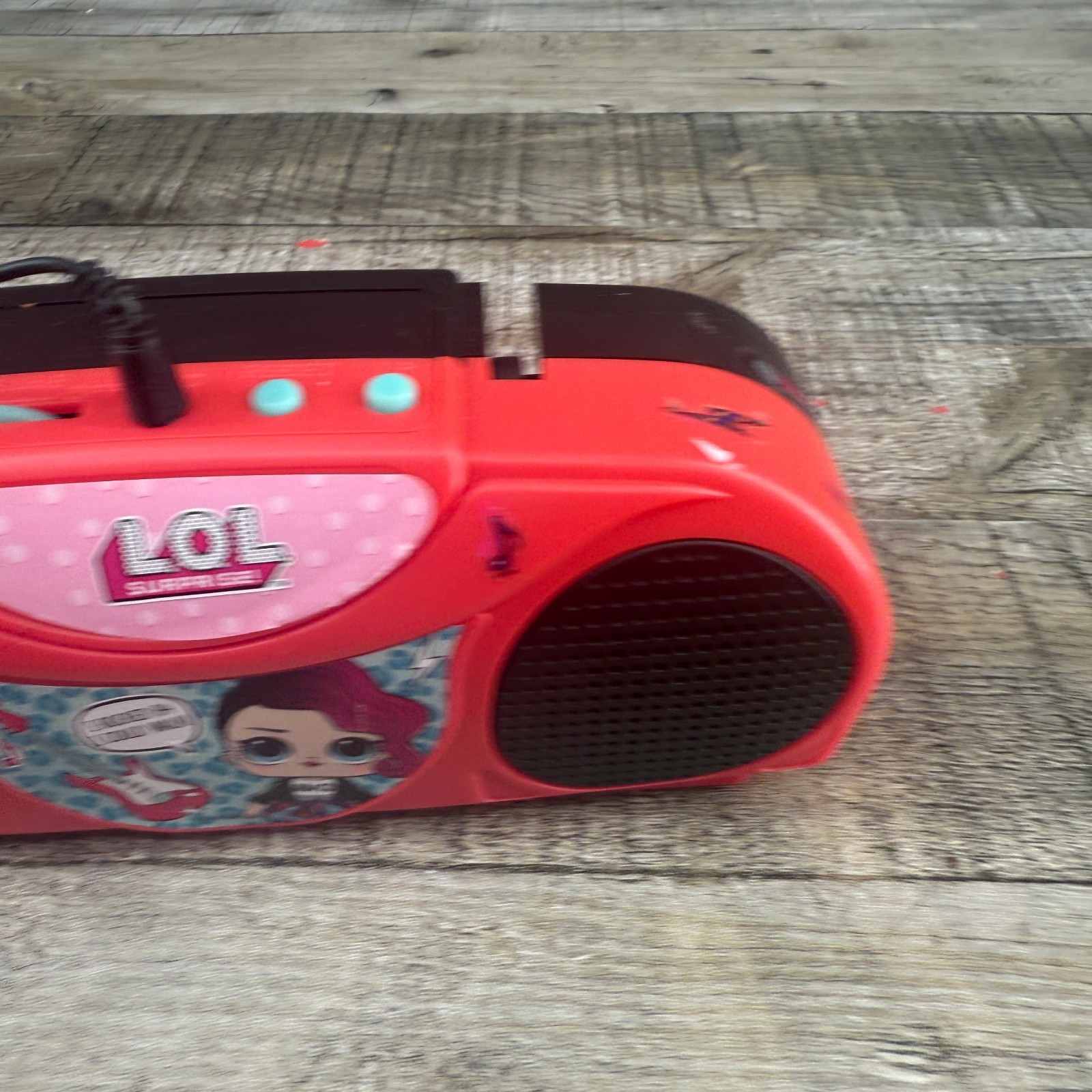 LOL Surprise Bluetooth Karaoke Machine Turns On