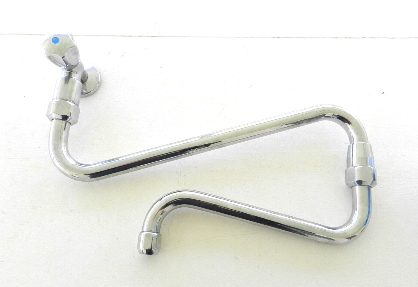 Wall Mount Pot Filler Faucet Chrome Finish - Single Handle - NEW- No Box