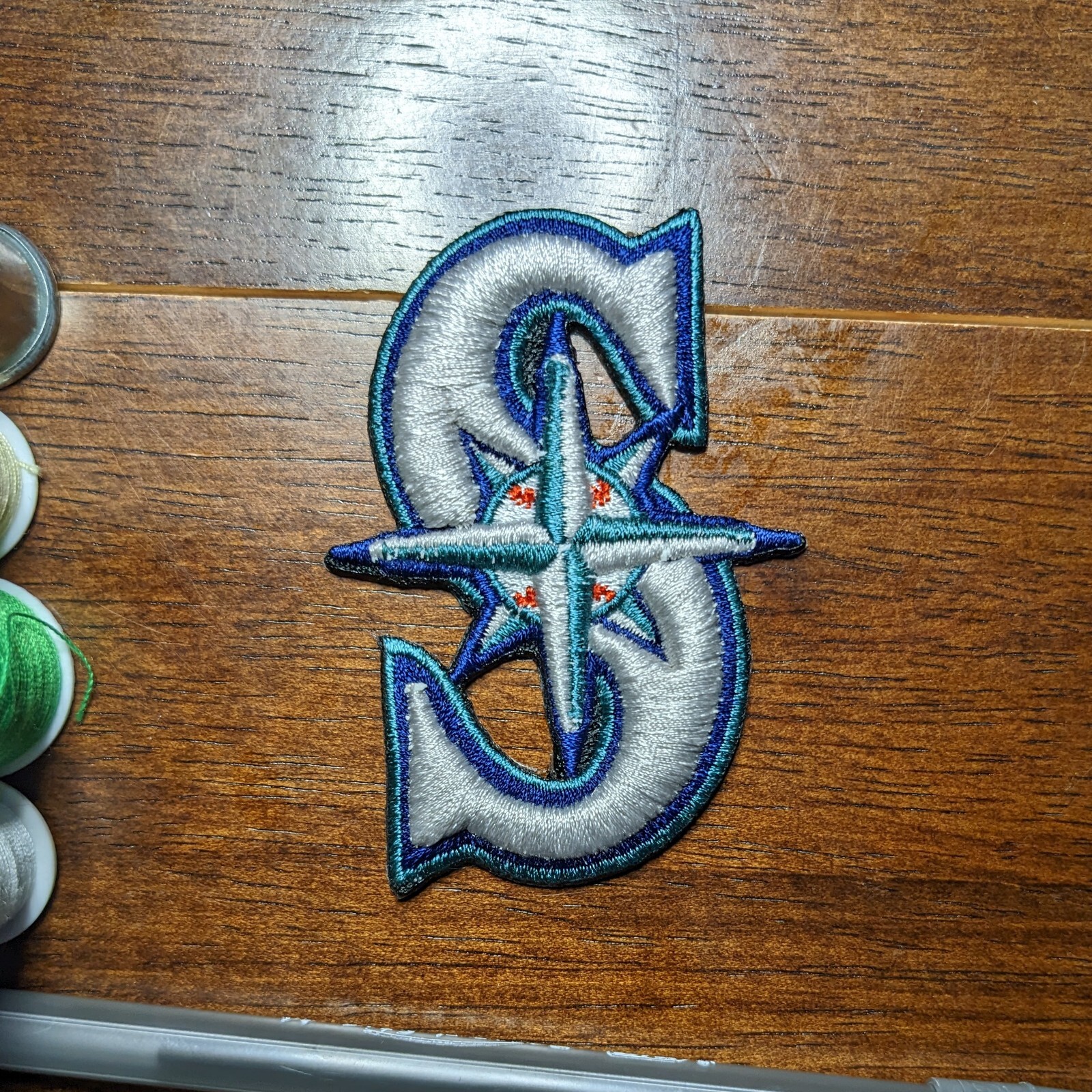 Seattle Mariners Patch 2.75x2" MLB Baseball 3D Puffer Patch Embroidered Iron On