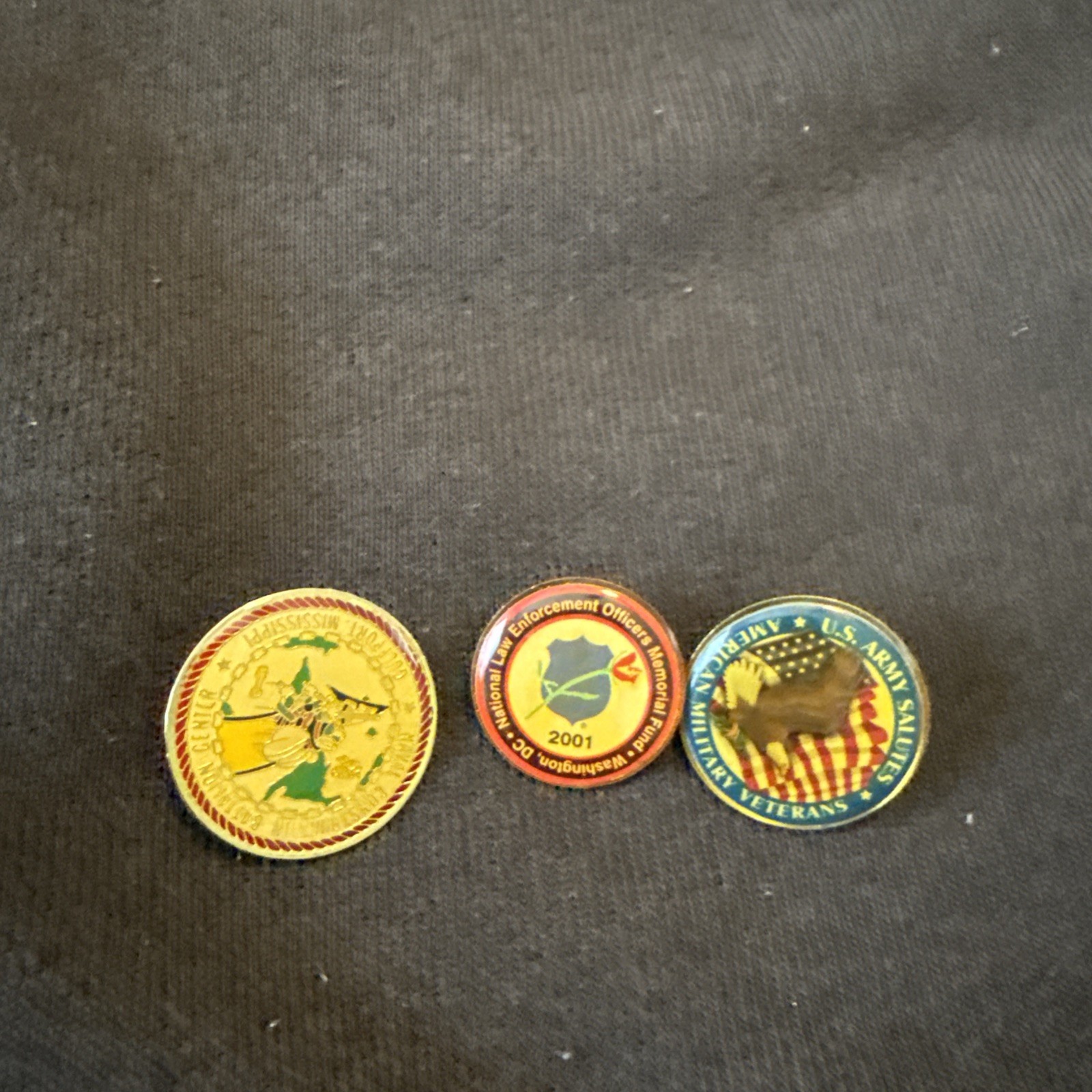 Law And Military Lapel Pin Lot