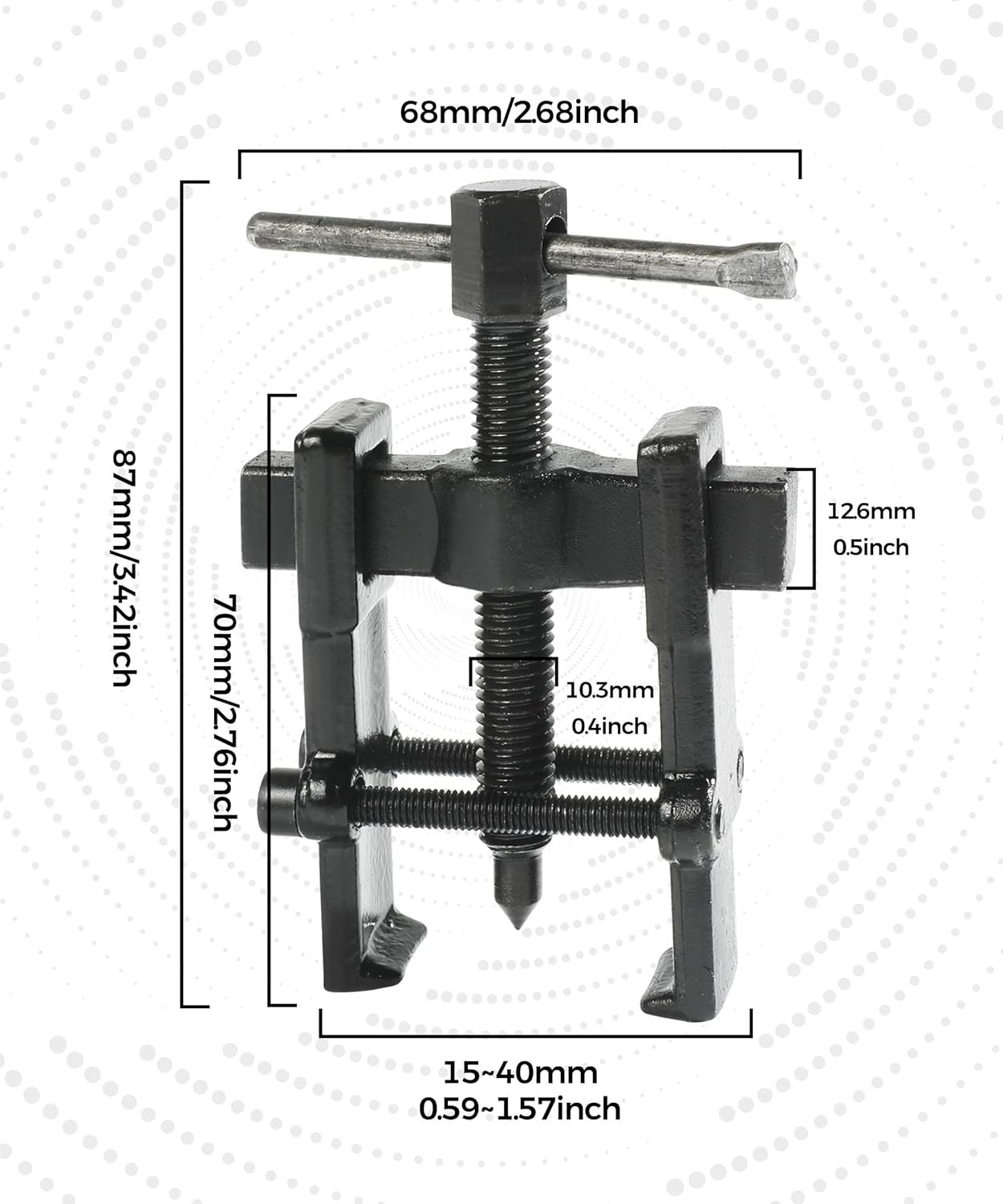 Bearing Puller,Puller Tool,Two Jaw Bearing Pullers,Car Accessories Small Bear...