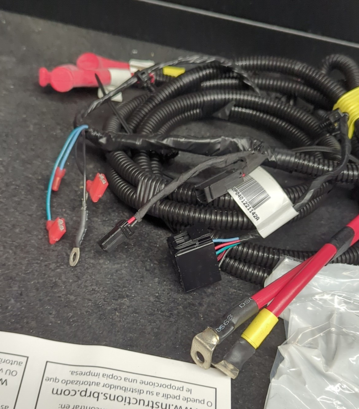2018-2021 Can-Am Maverick Sport 100 OEM Winch Wiring Harness Kit 715008218