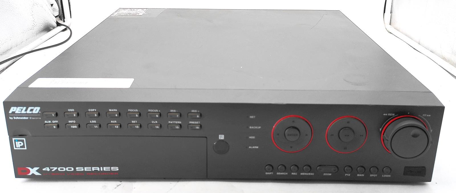 PELCO DX 4700 SERIES DX4716 HVR HYBRID DIGITAL VIDEO RECORDER