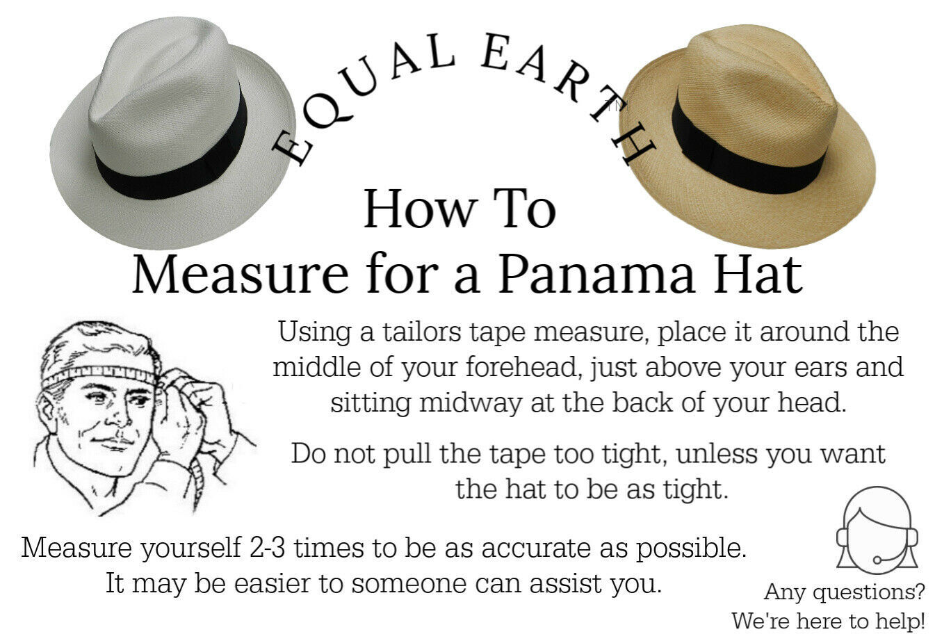 New Genuine Panama Hat Rolling Folding All Sizes Quality Travel Tube - White