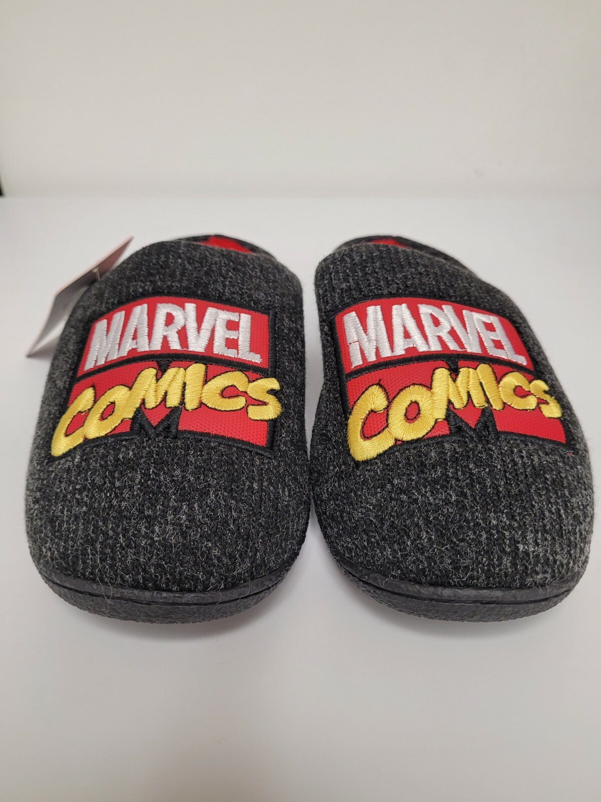 Marvel Comics "Logos" Adult Slip On Slippers Size US 8 / EU 41