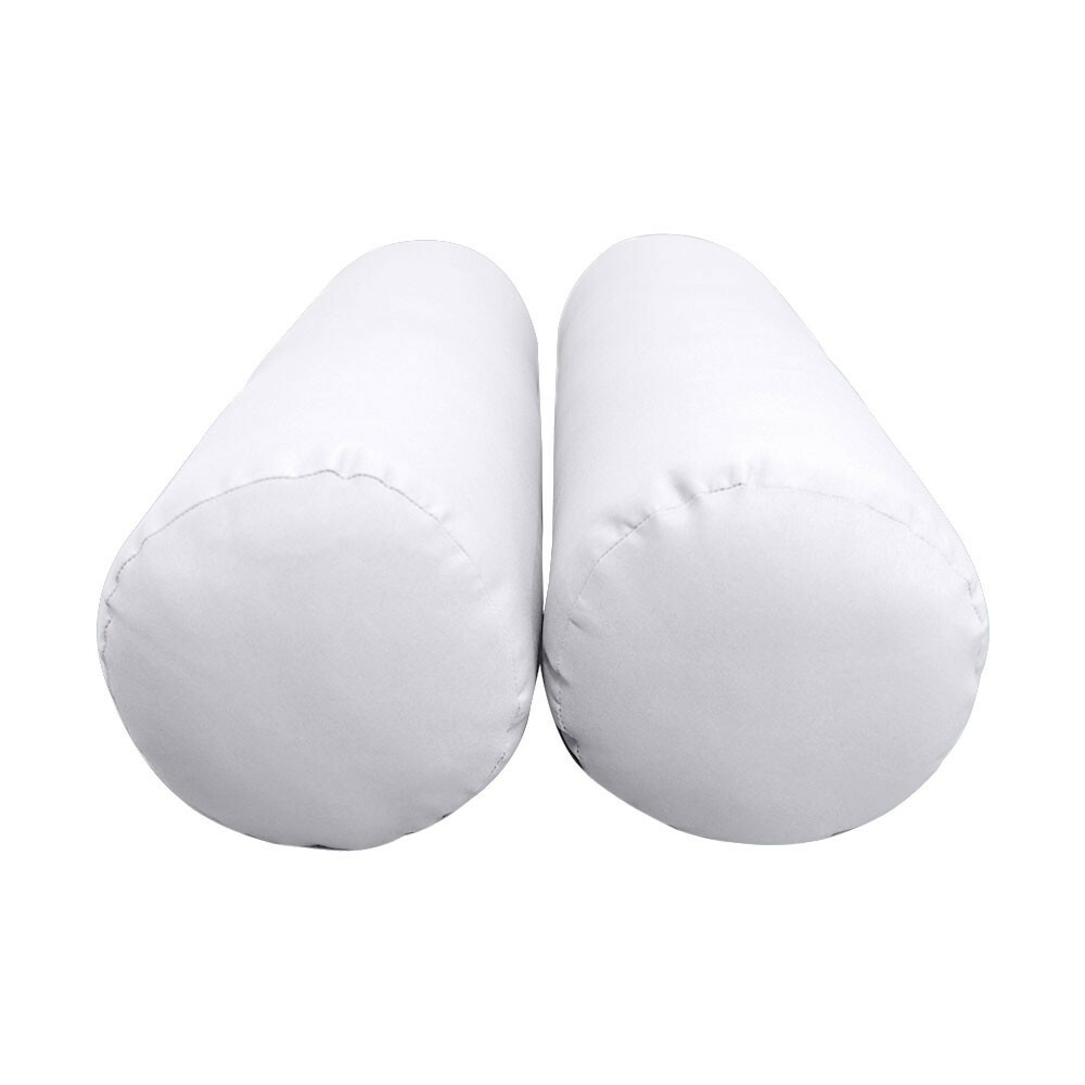 SLIPCOVER ONLY S4 Outdoor Bolster Backrest Pillow Cover Knife Edge Queen AD106