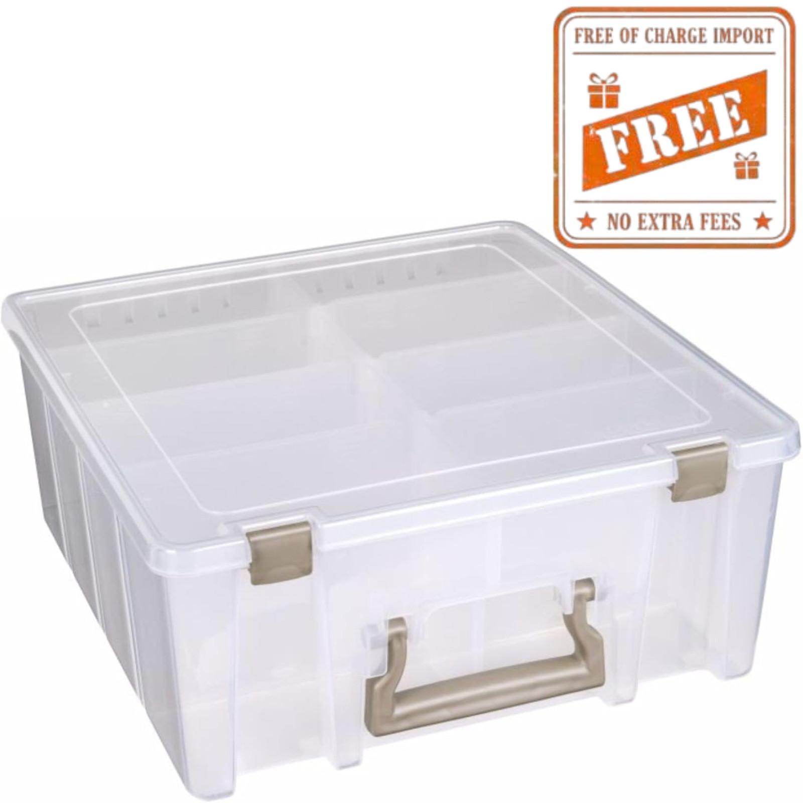 ArtBin 6990SO Super Satchel Double Deep Compartment Box Art Craft Storage NEW