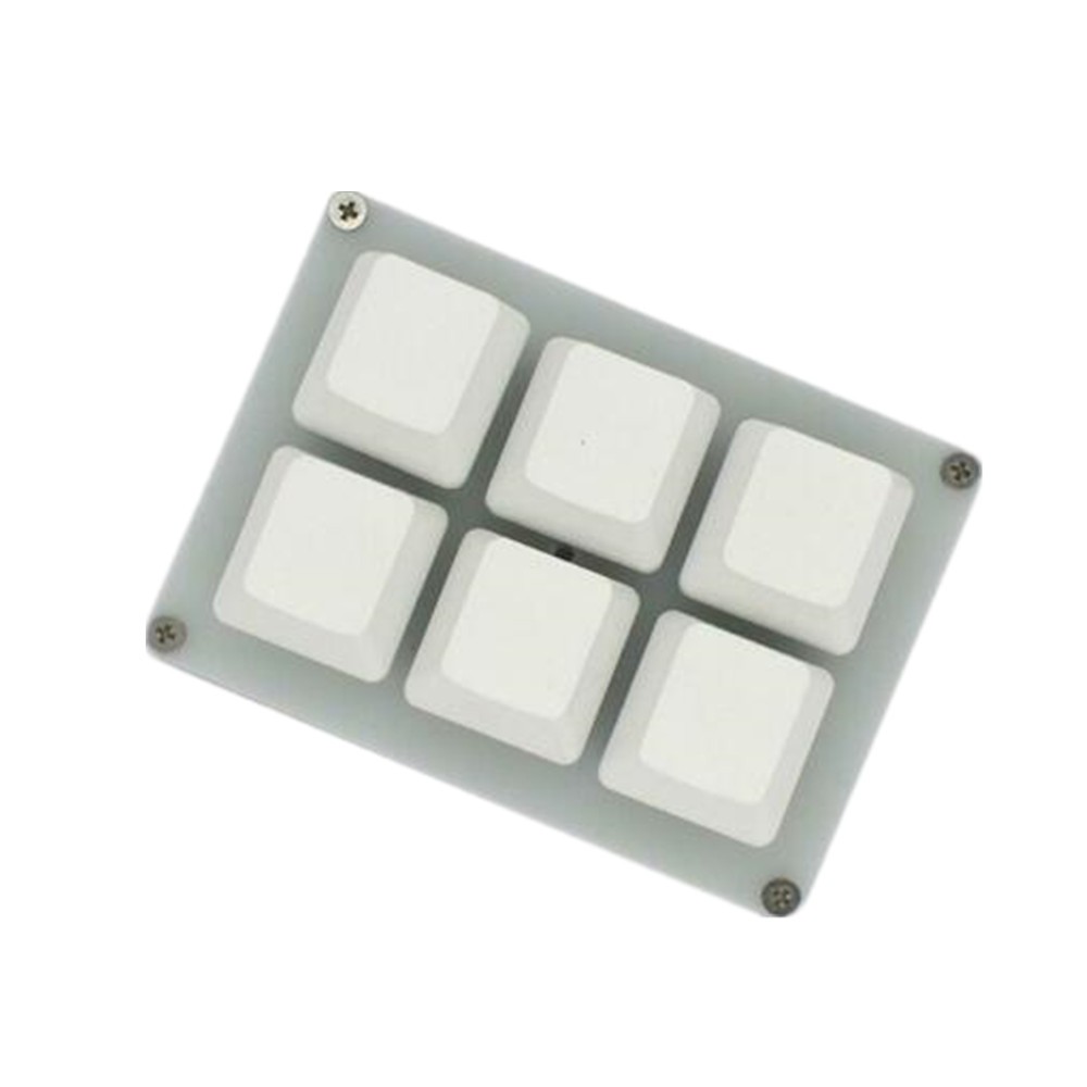 6 Keys HID Customize USB Programmable Mechanical Keyboard Macro Keypad Shortcut