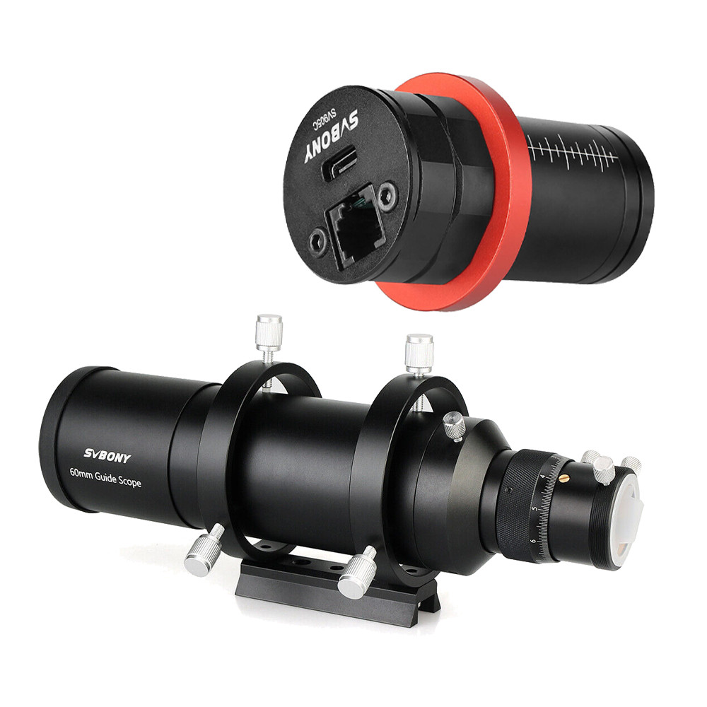 SVBONY SV905C 1.2MP USB2.0 Astronomy Guiding Camera w/ SV106 60mm Guide Scope