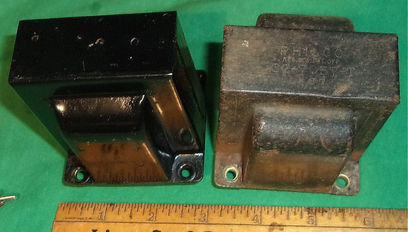 (2) PHILCO 32-7057 Audio Input Transformers (Phase Splitter) Good Windings! 1937
