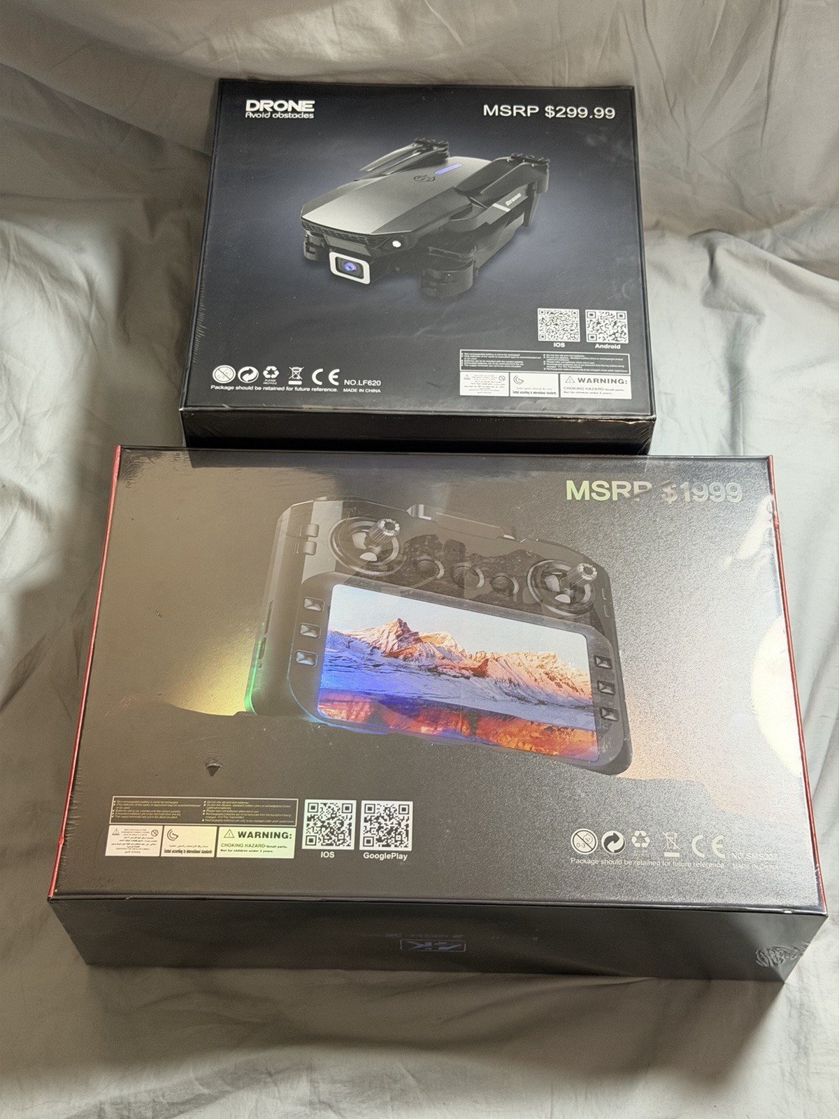 Two Drones With 4K Cameras And Obstacle Avoidance