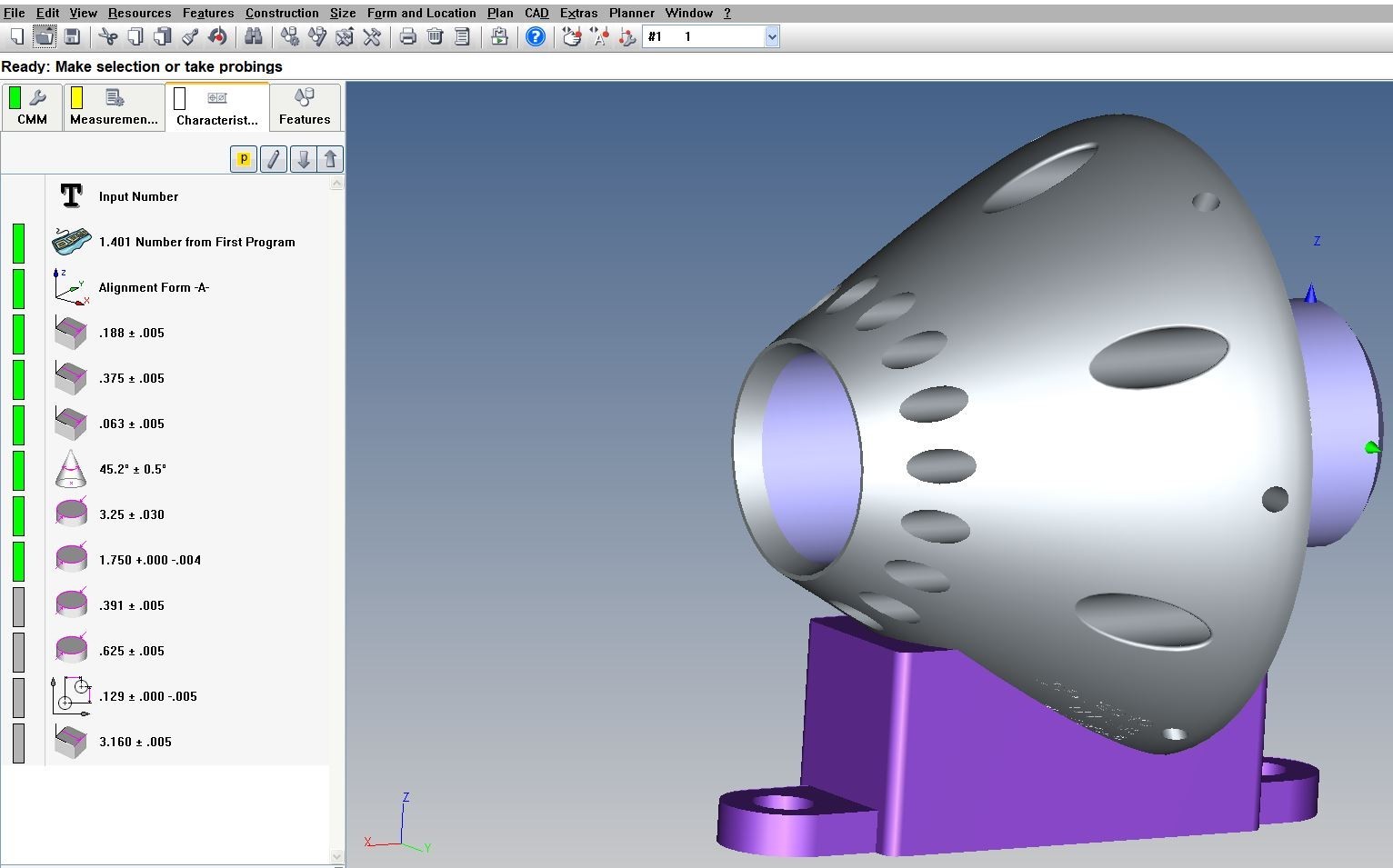 Zeiss XXT - Vast XT Calypso Programming / Hexagon PC DIMS / Mitutoyo MCOSMOS