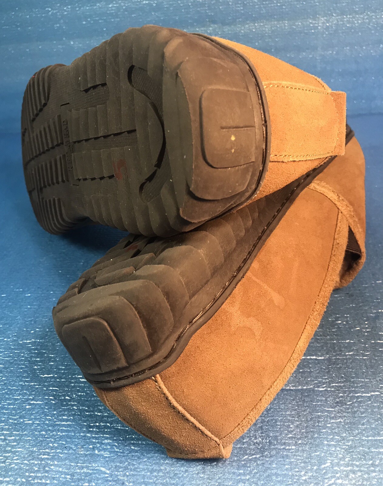 RedHead Men’s Lodge Moc Indoor Outdoor Genuine Suede Slippers Sz 14 M
