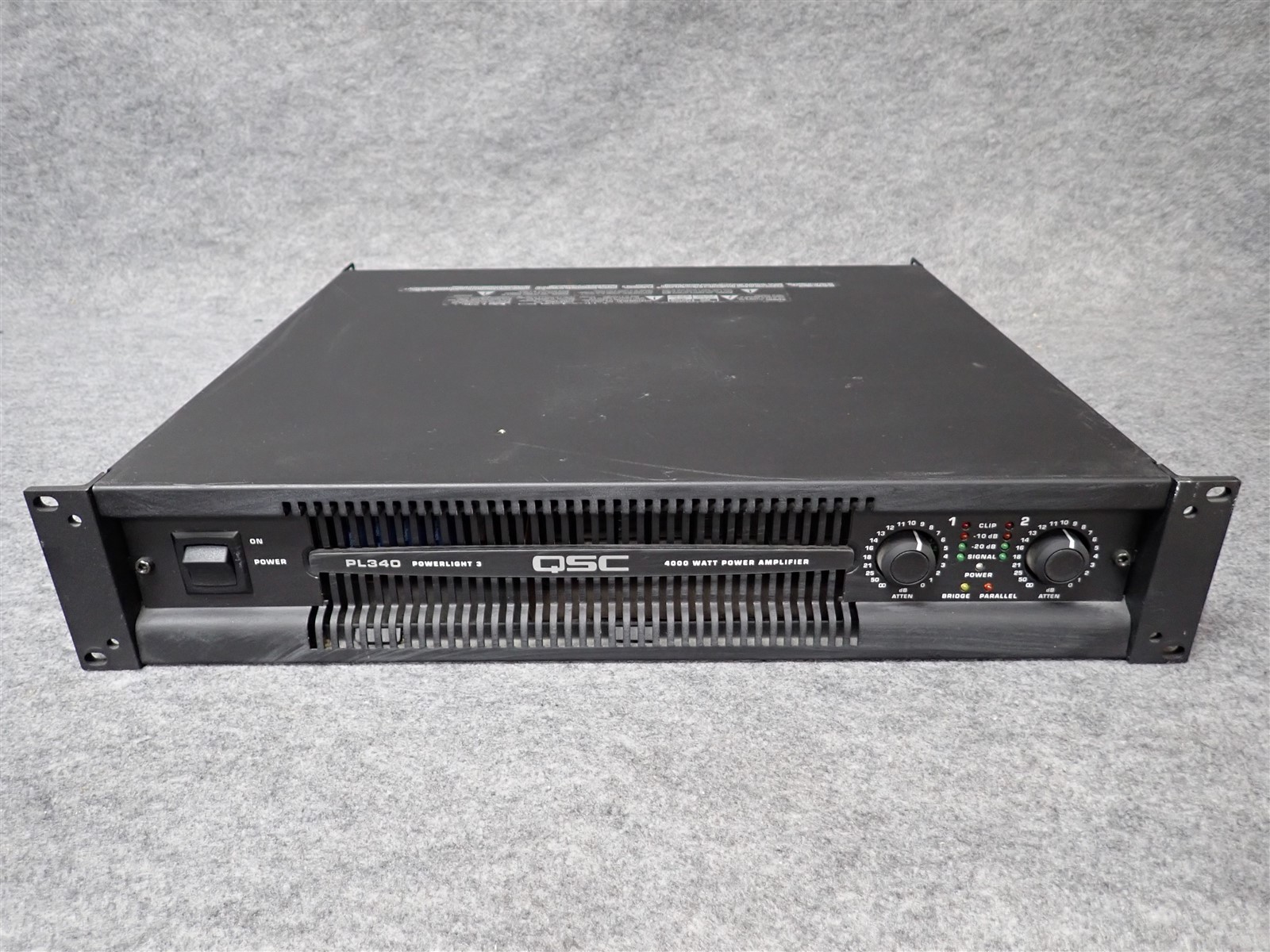 QSC PowerLight PL340 2 Channel Professional Power Amplifier 1350WPC (#28) (II7)