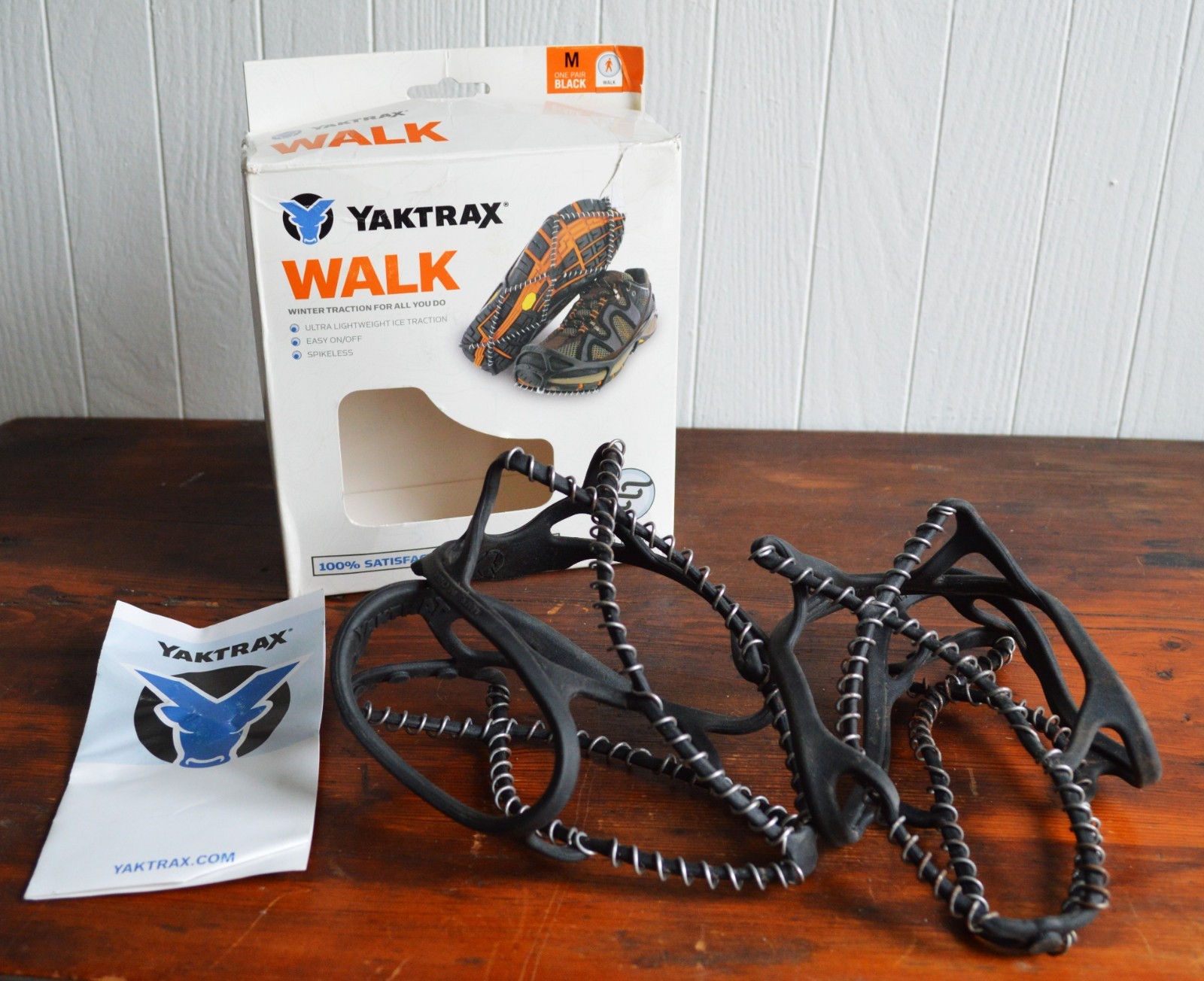 YakTrax Walk Winter Traction Cleats Mediums NWF