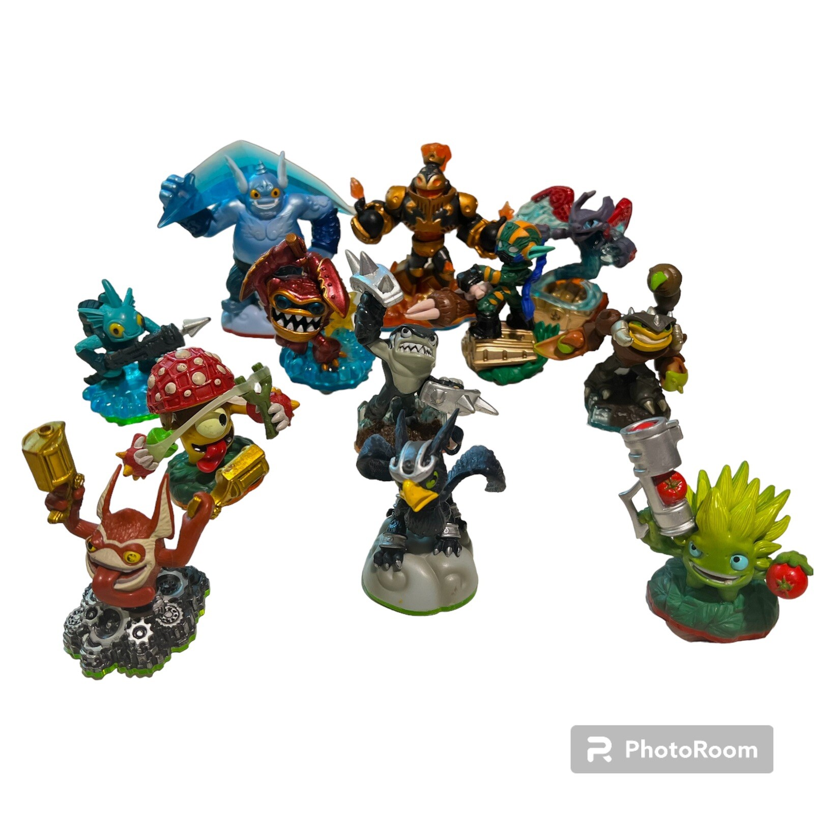 LOT OF 12 SKYLANDERS Collectible Action Figures Loose Set Mixed Lot GUC