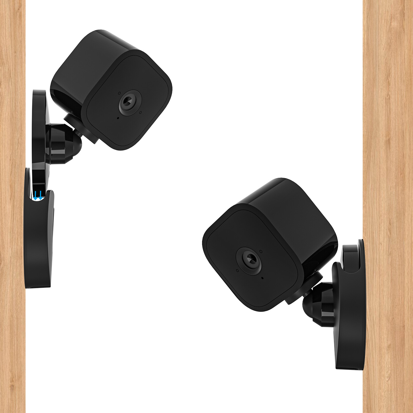 HOLACA No-Punch Quick Mount for Blink Mini Indoor Home Security Camera (3pack)