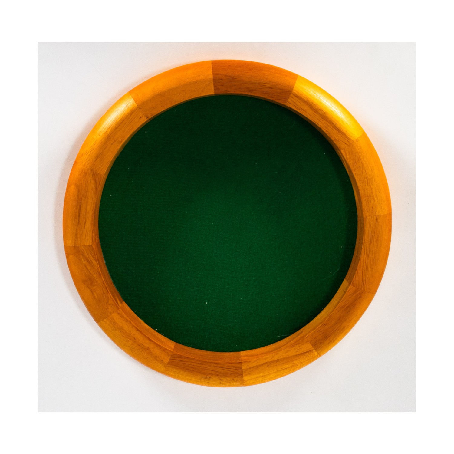 Wiz Dice Dice Trays 12" Felt Lined Wooden Dice Tray (Round) NM