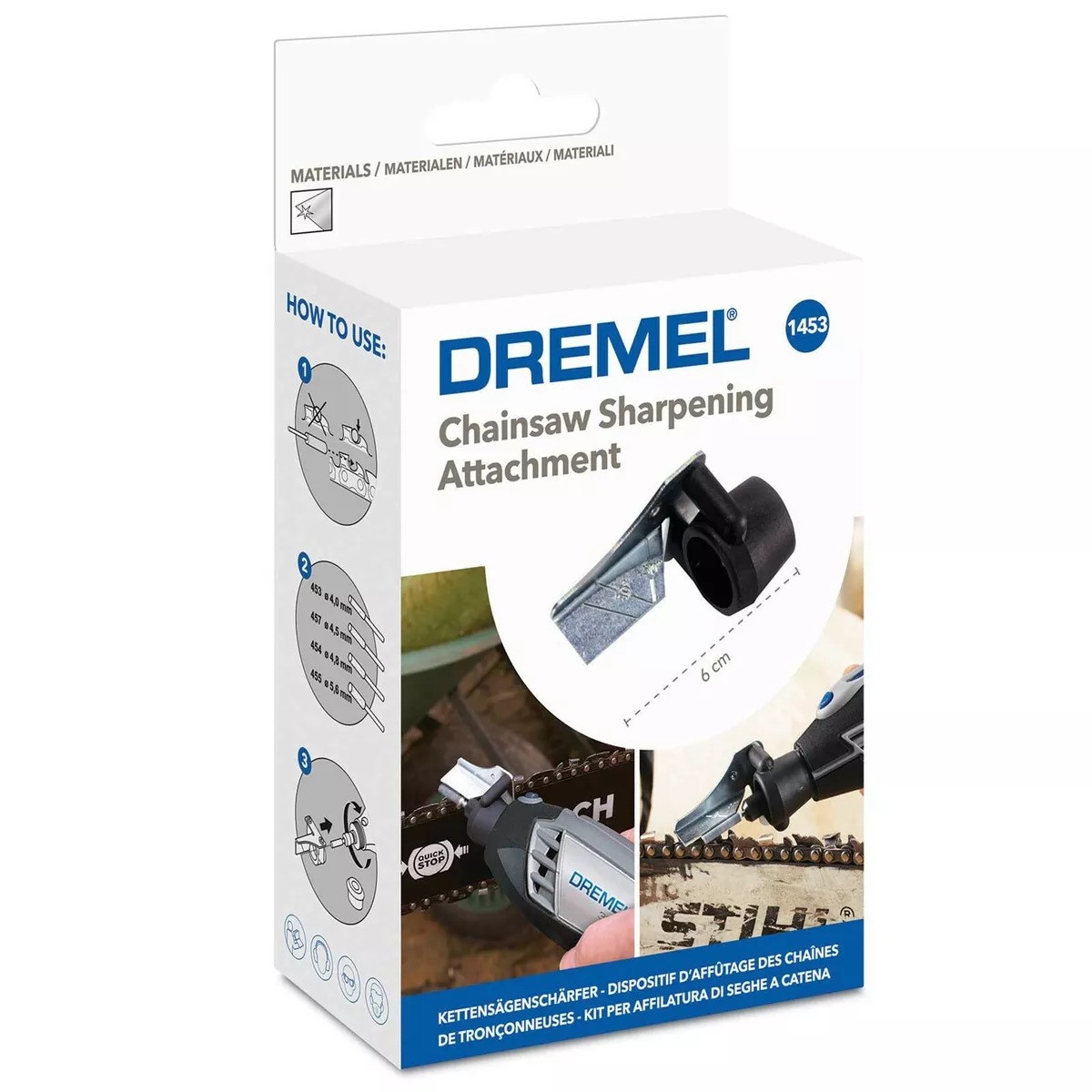 New Dremel 26151453JB ® Chainsaw Sharpening Attachment (1453)