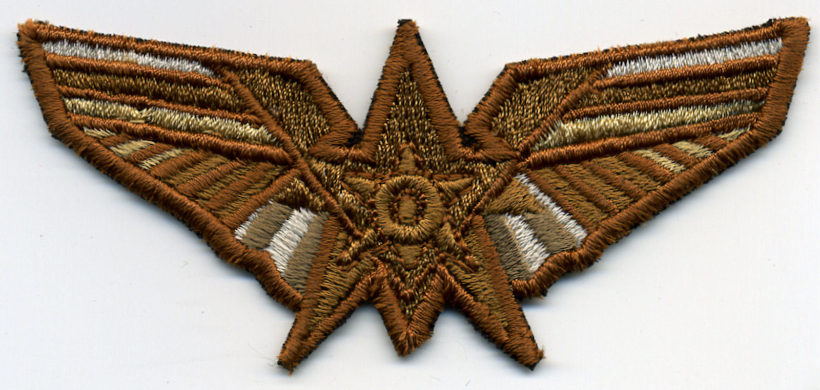 Starship Troopers Fleet Embroidered Wings Patch w/hook backing