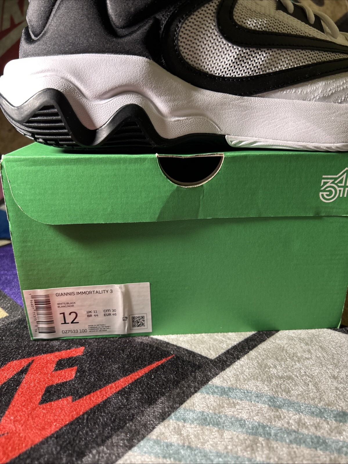 Nike Giannis Immortality 3 - Size 12 Men’s