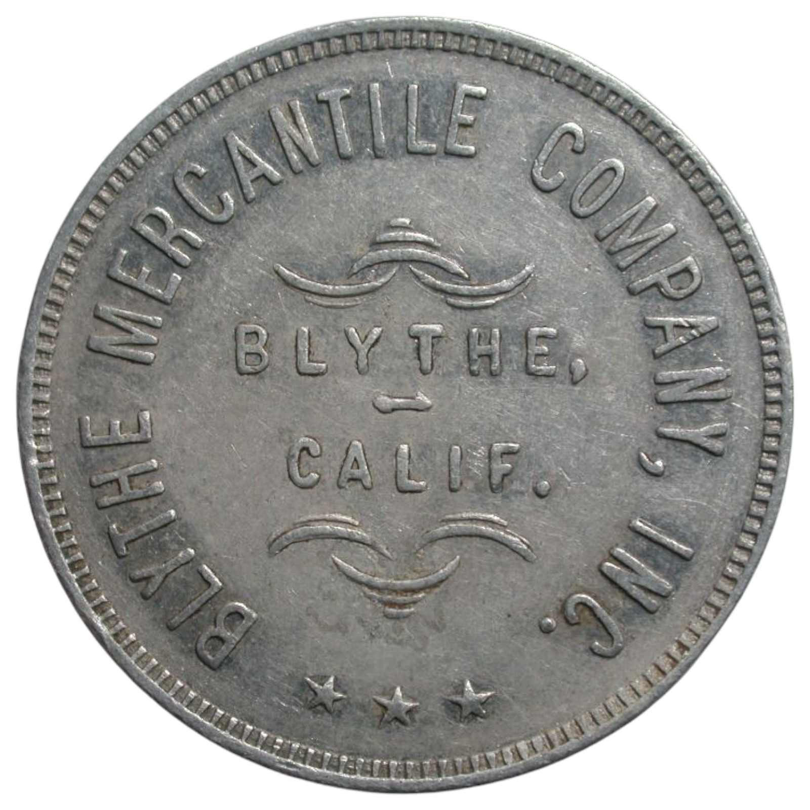 Blythe, CA Blythe Mercantile Company, Inc. G/F 50¢ in Trade Token