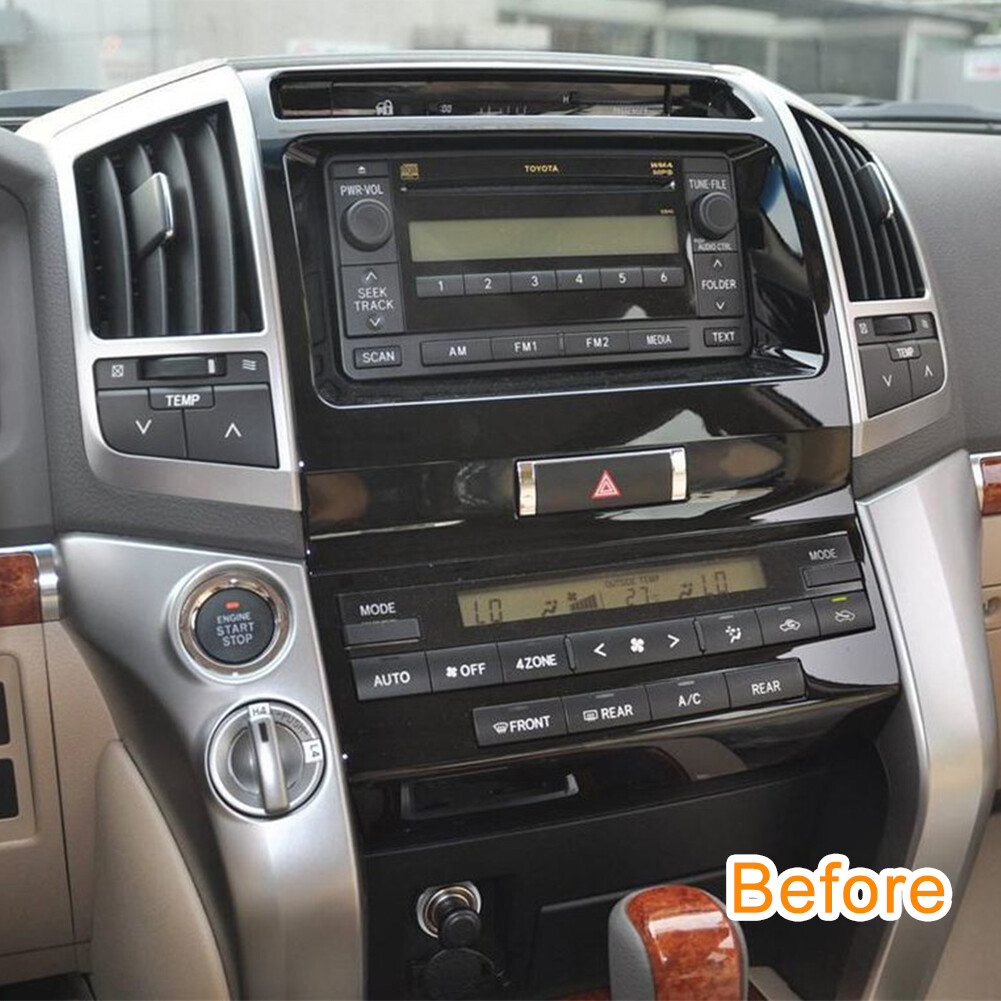 12.1 Inch Android 14 Tesla Car Stereo For Toyota Land Cruiser 2008-2015 player