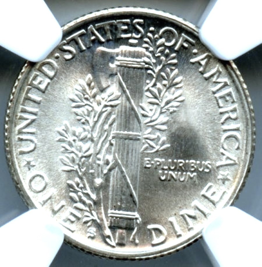 1941-S Mercury Dime, NGC MS 66