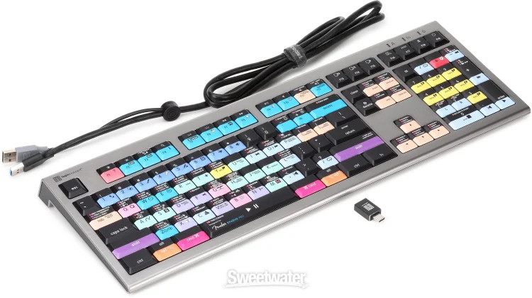 LogicKeyboard Astra 2 Backlit Keyboard for Fender Studio Pro - Mac