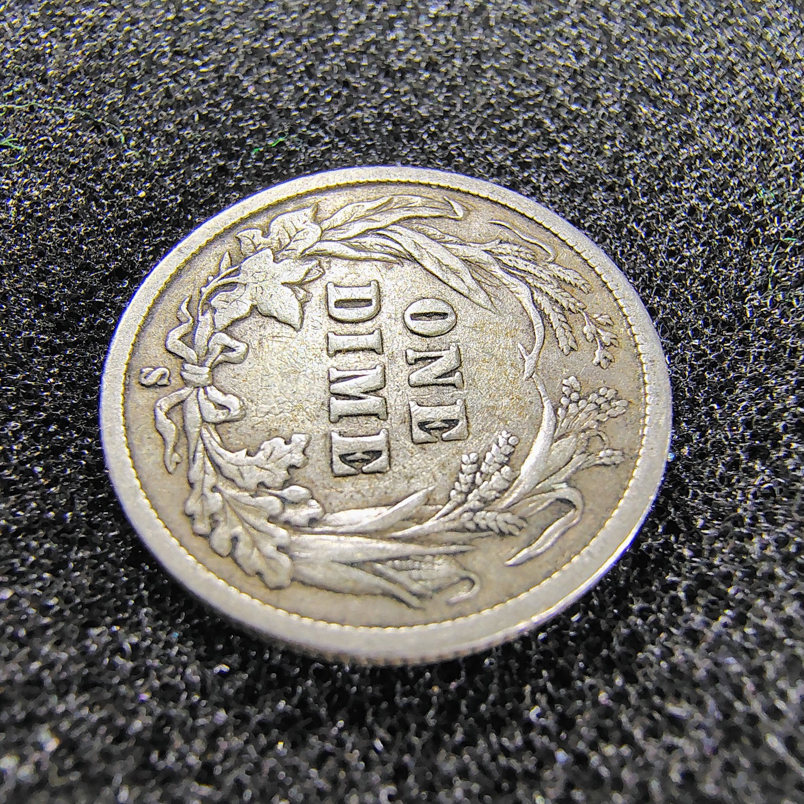 1895-S Barber Dime 10C - Better Date - San Francisco Mint - F-VF - Light Toning