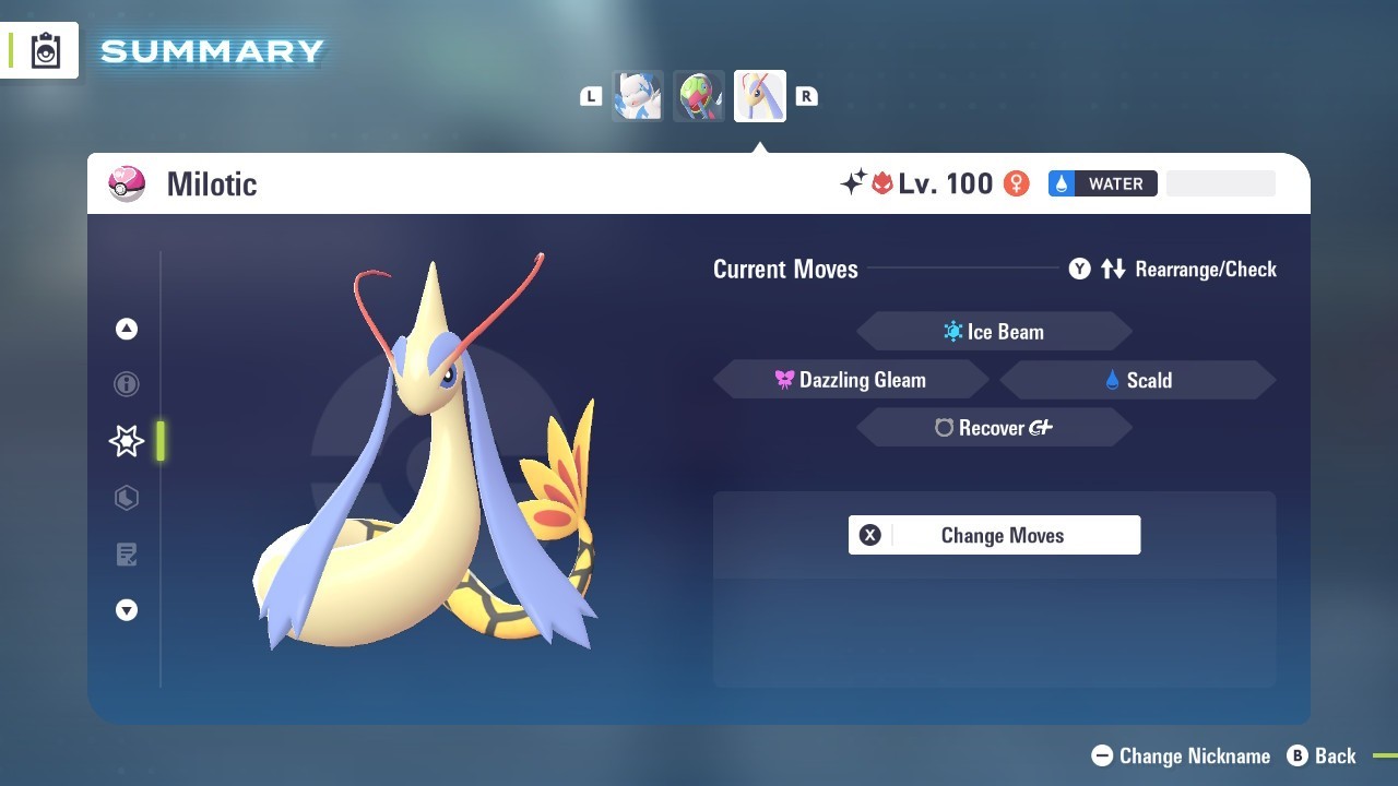 Milotic Shiny Alpha 6IVs Battle Ready - Legends ZA