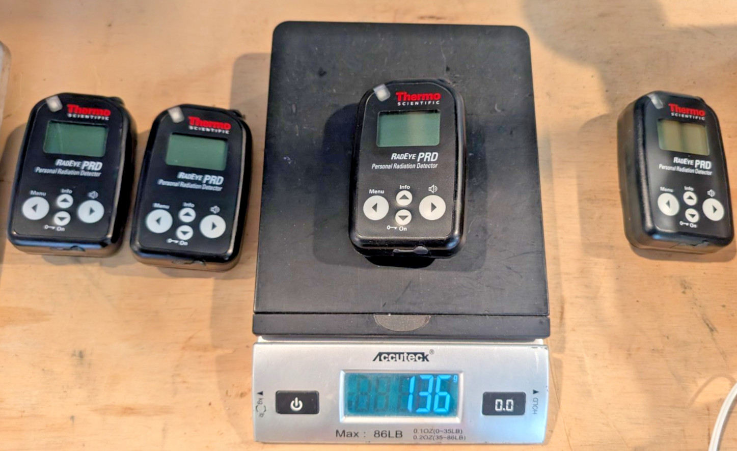 PARTS ONLY 4x RadEye PRD complete units READ!