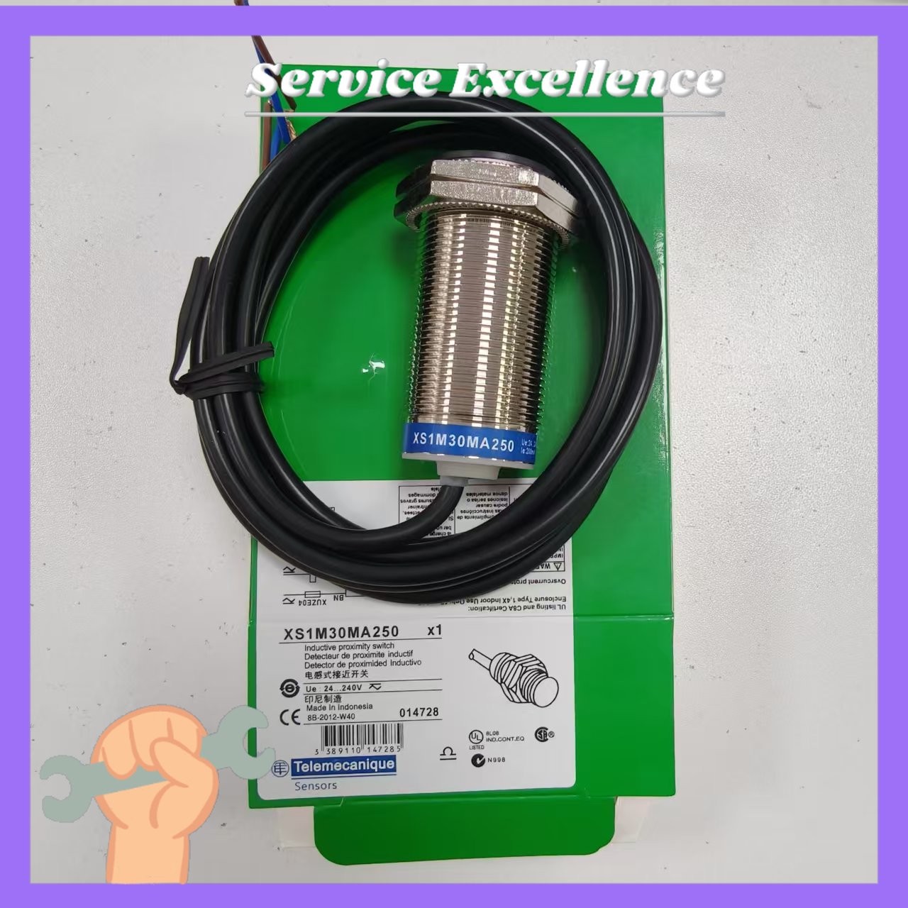 1X New in Box Telemecanique Proximity Switch Sensor XS1M30MA250 Fast Delivery