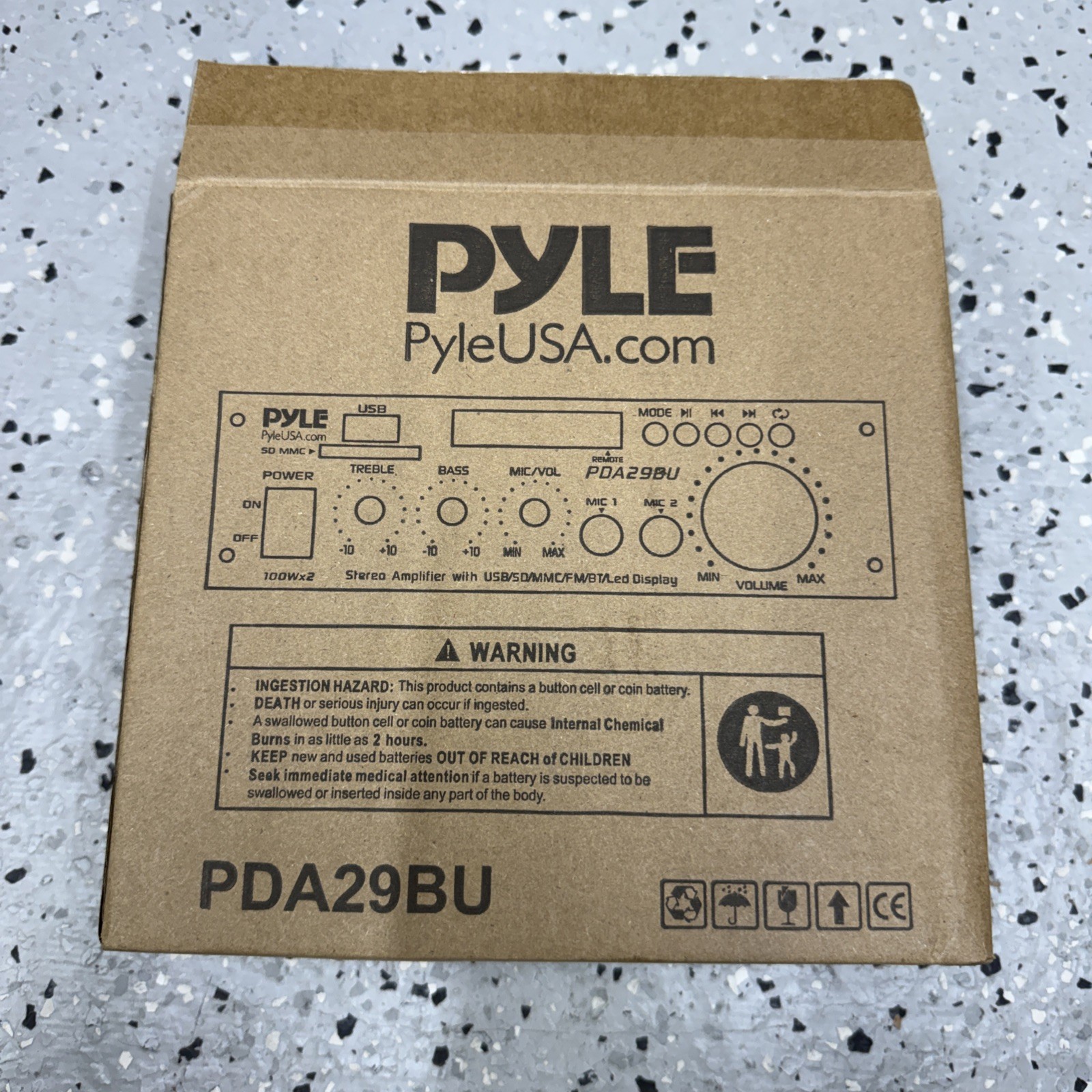 PyleHome PDA29BU.6 Compact Bluetooth Steereo Power Amplifier