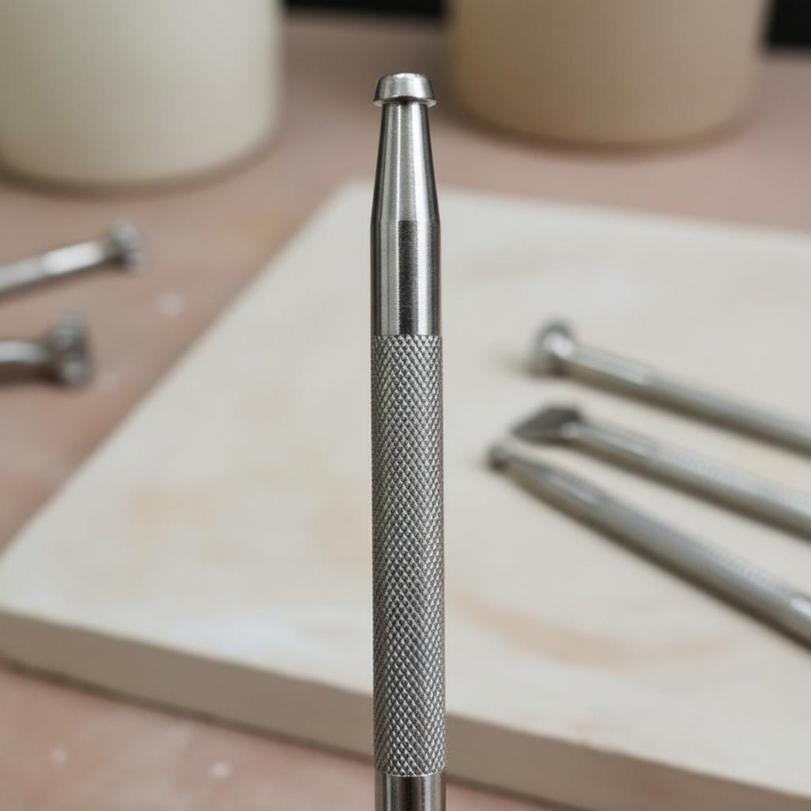 20 Pieces Ceramic Stamping Tool Set Detailed Designs Art Supply Handmade