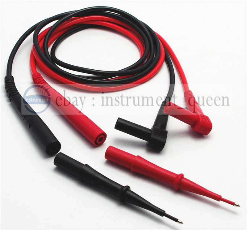 ASLS2 Silicone Test Leads with 4mm Banana Plug for Multimeter Meter