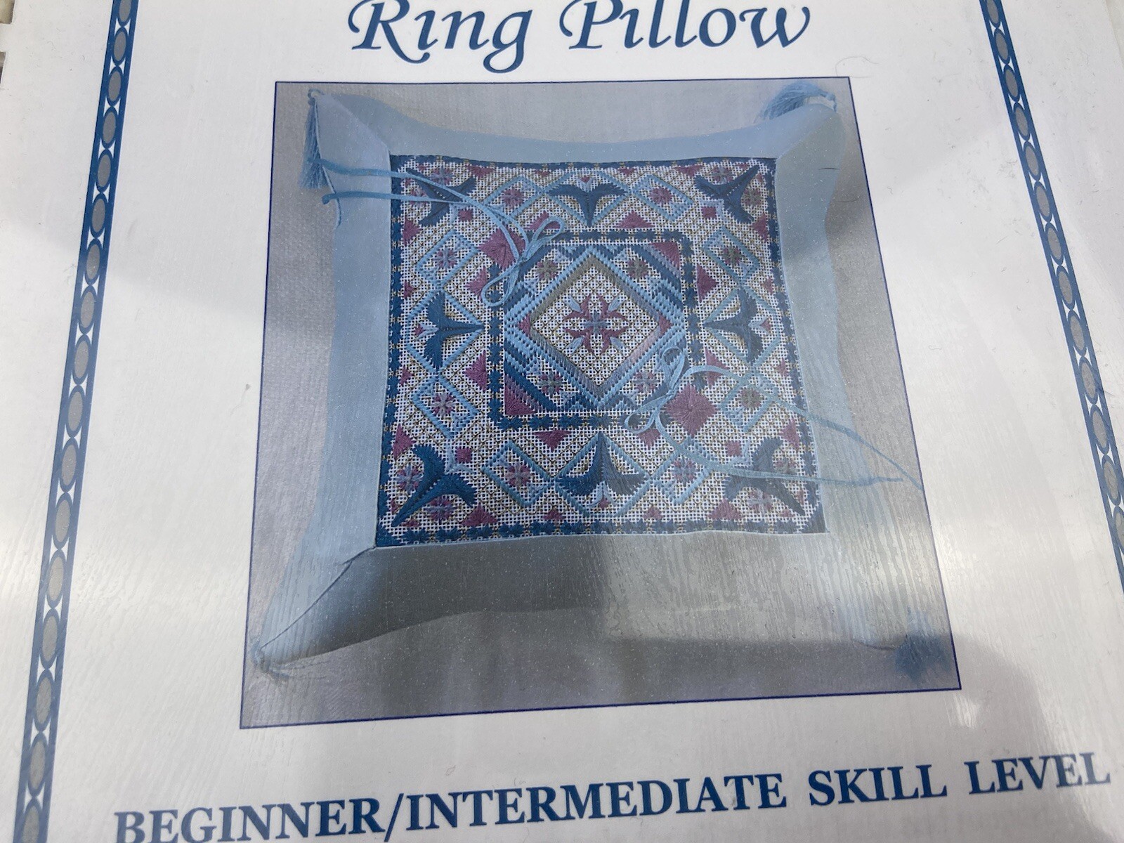 Brenda Kocher Wedding Dreams Ring Pillow Needlepoint Pattern