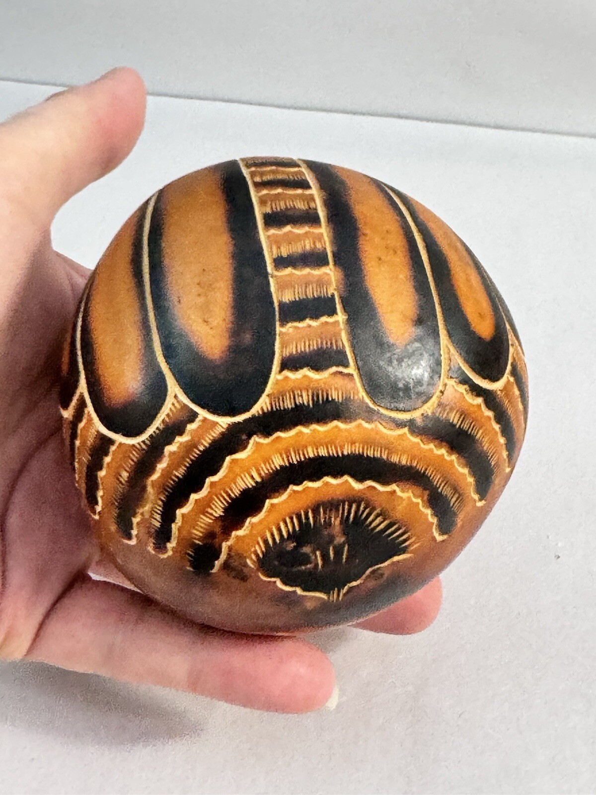 Hand Painted Peruvian Gourd Bee/Bug/insect
