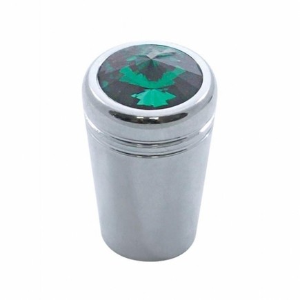 United Pacific 40224 Toggle Switch Extension Chrome Plated, Aluminum, With Green