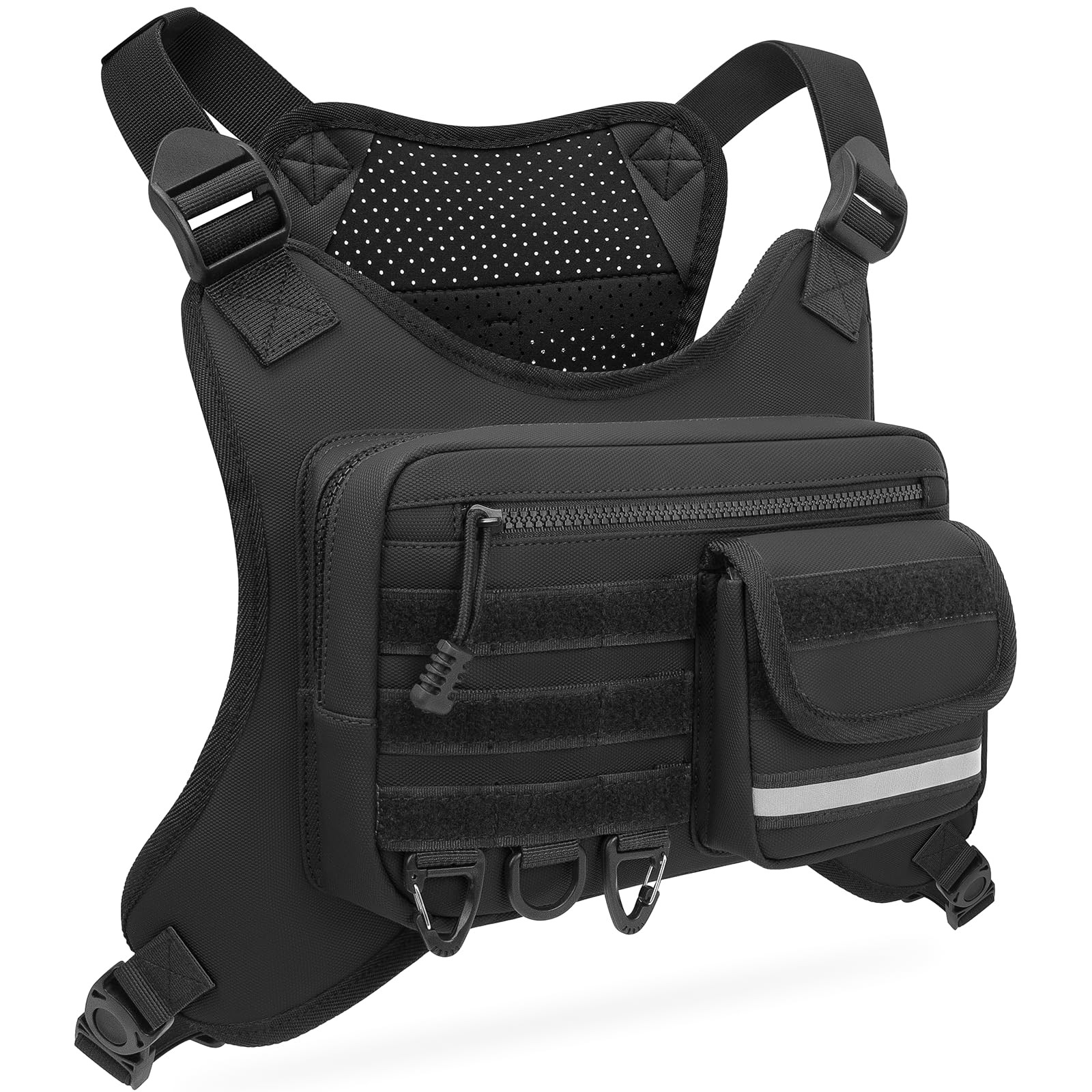 Chest Bag for Men Women, Outdoor Sports Running Vest Bag, Chest Pack for Runn...