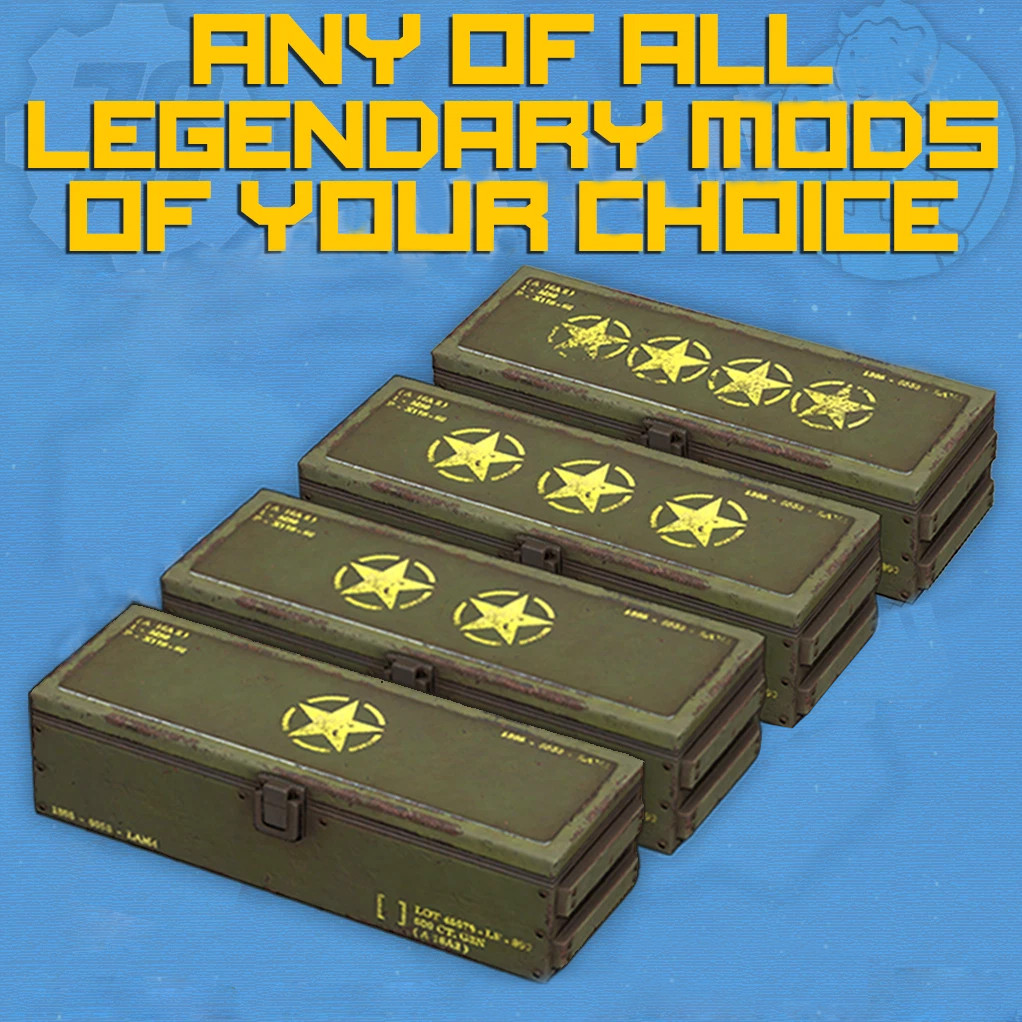 FO76 [PC] ⭐⭐⭐⭐ ANY OF ALL LEGENDARY MOD OF YOUR CHOICE 1/2/3/4 Star F76